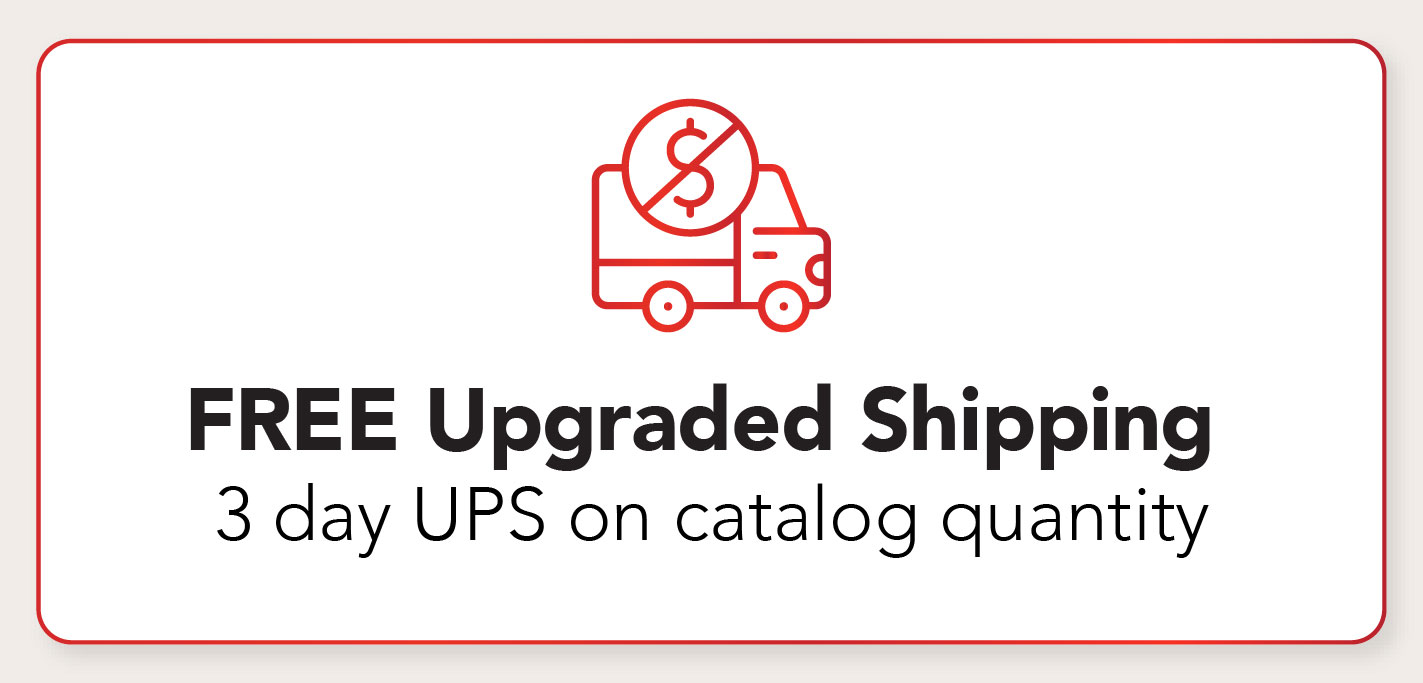 Free Upgraded Shipping